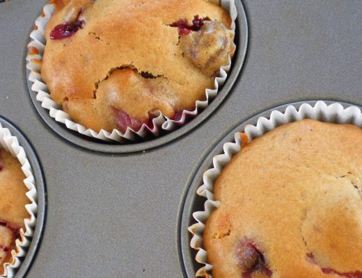 Rezepte - Kuchen - Muffins - frische Kirschen - Marzipan - ohne Weizen & ohne Kasein