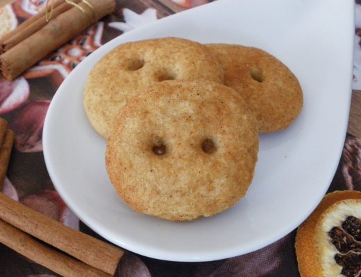 Rezept - Plätzchen - Mürbeteig - Zimtknöpfe