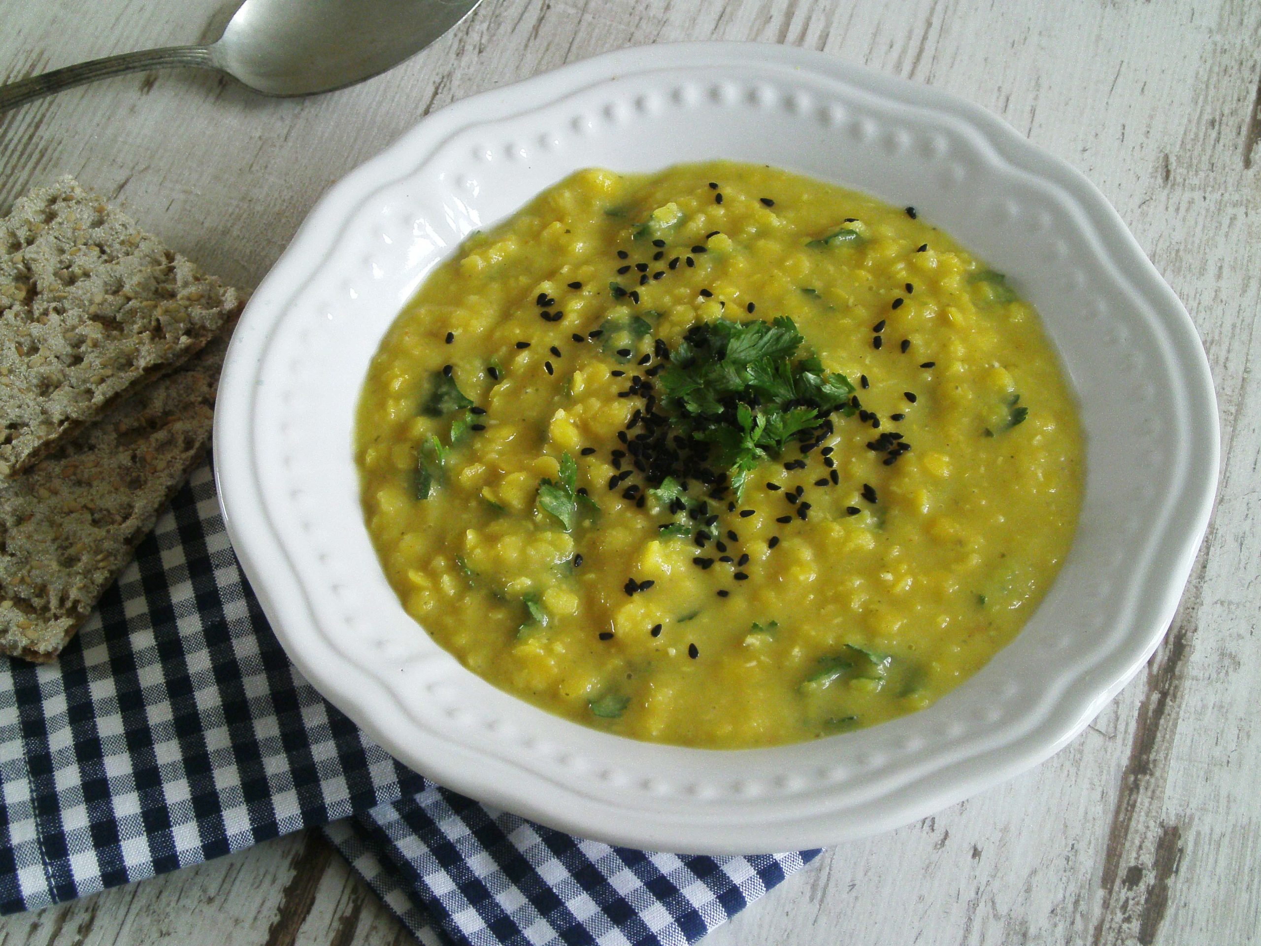 Rezepte - Suppen & Eintopf - gelbe Linsensuppe - glutenfrei, vollwertig & clean eating