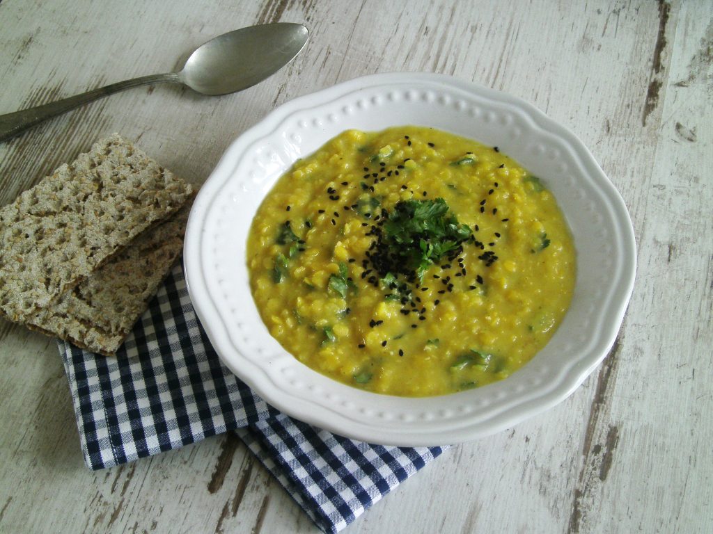 Rezepte - Suppe & Eintopf - gelbe Linsensuppe - clean eating glutenfrei