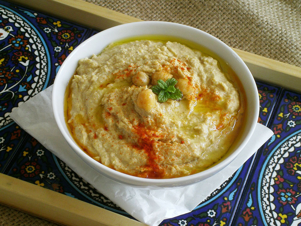 Rezepte - Dips & Aufstriche - klssischer Hummus - vegan, vollwertig & glutenfrei