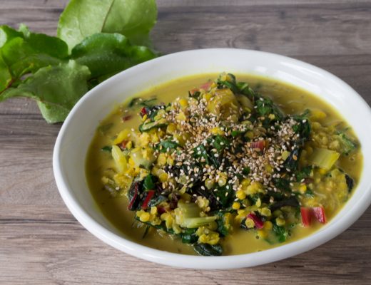 Rezepte - Eintopf - Gemüse - Curry mit Mangold und Linsen - clean eating glutenfrei
