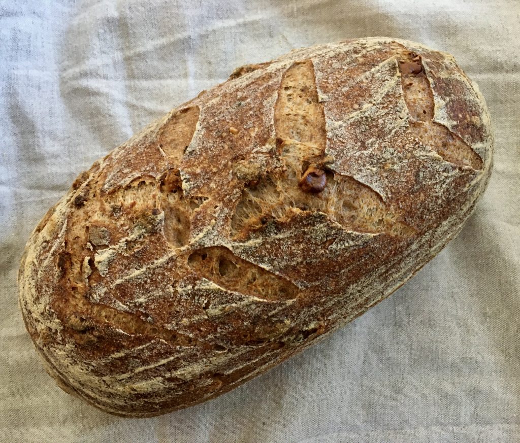 Brot - Walnussbrot - glutenfrei - pflanzlich - vegan - Sauerteig - gesund backen - Buchweizen