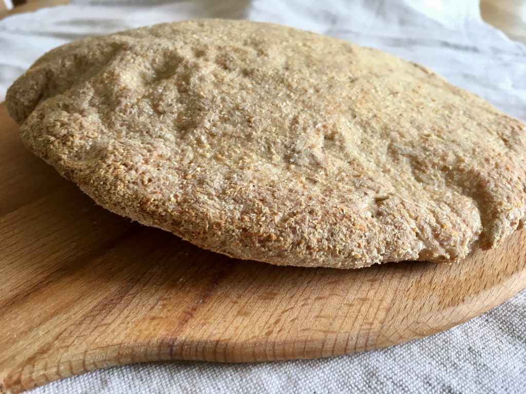 Fladenbrot Pizzateig Pizzabrötchen glutenfrei vollwertig vegan Sauerteig