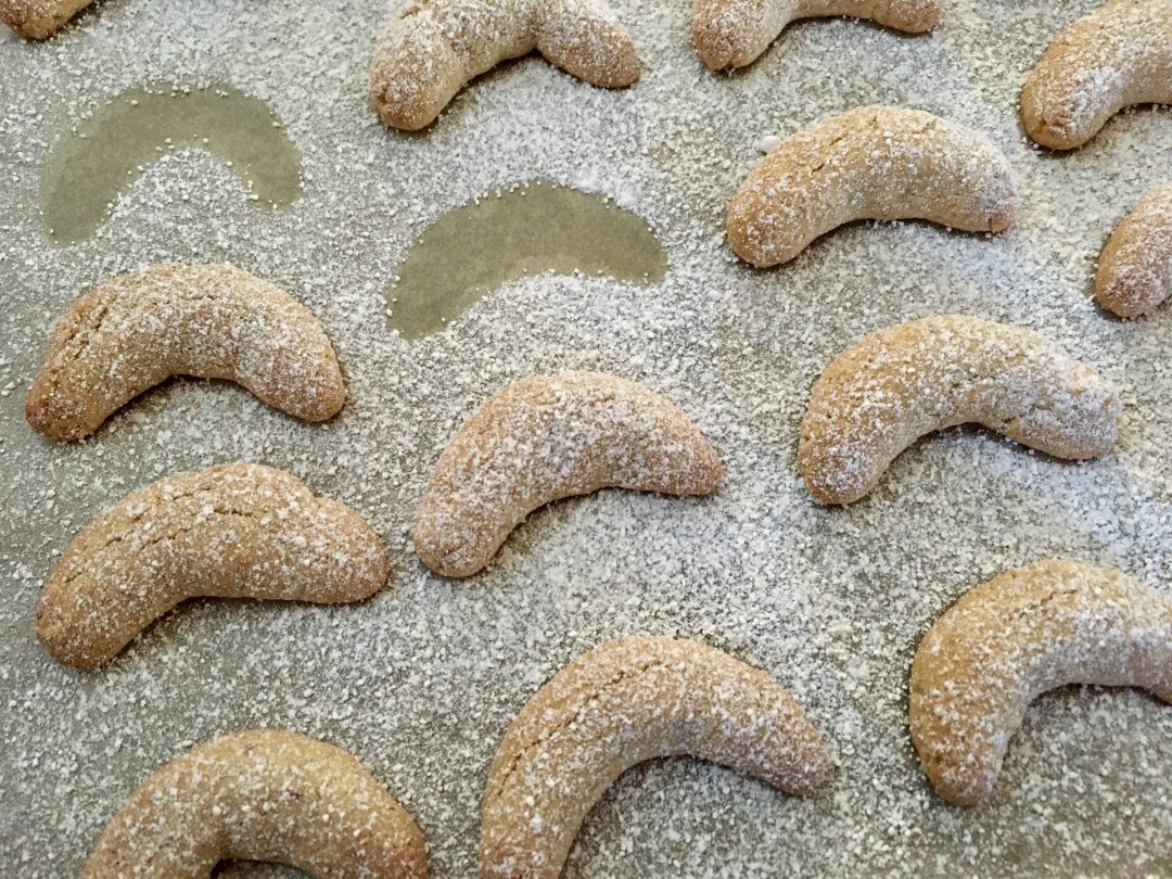 Rezept für glutenfreie vegane Vanillekipferl ohne Industriezucker - vollwertig und gesund backen