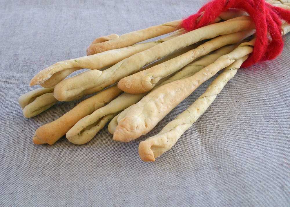 Rezepte - Snacks - Herzhafte Knabbereien - Ur-Dinkel Grissini - weizenfrei - vegan - histaminarm - hefefrei - backen