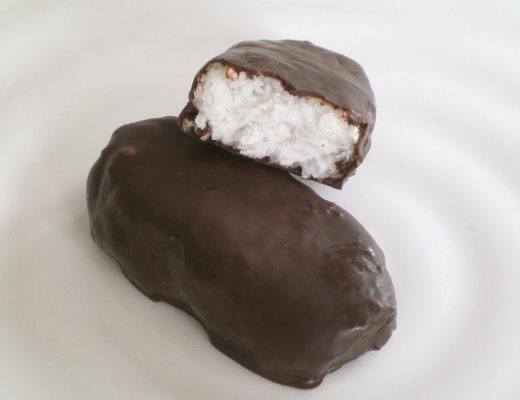 Rezepte - Snacks - süße Knabbereien - Bounty - Schoko-Kokos-Riegel - gutenfrei - vegan - essen