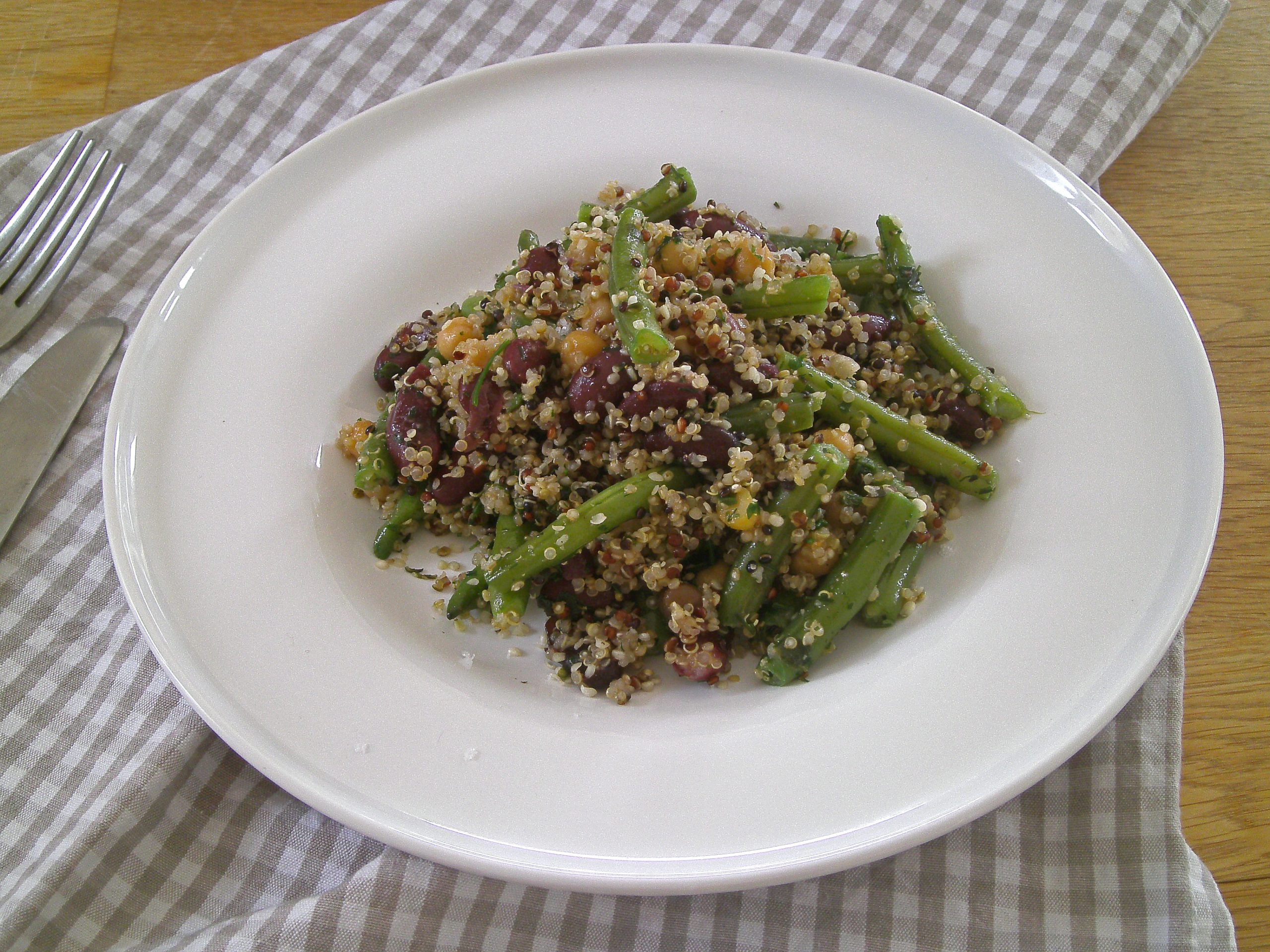 Rezept - Hauptgerichte - Getreide - Bohnen Quinoa Pfanne - vegan - glutenfrei - kochen