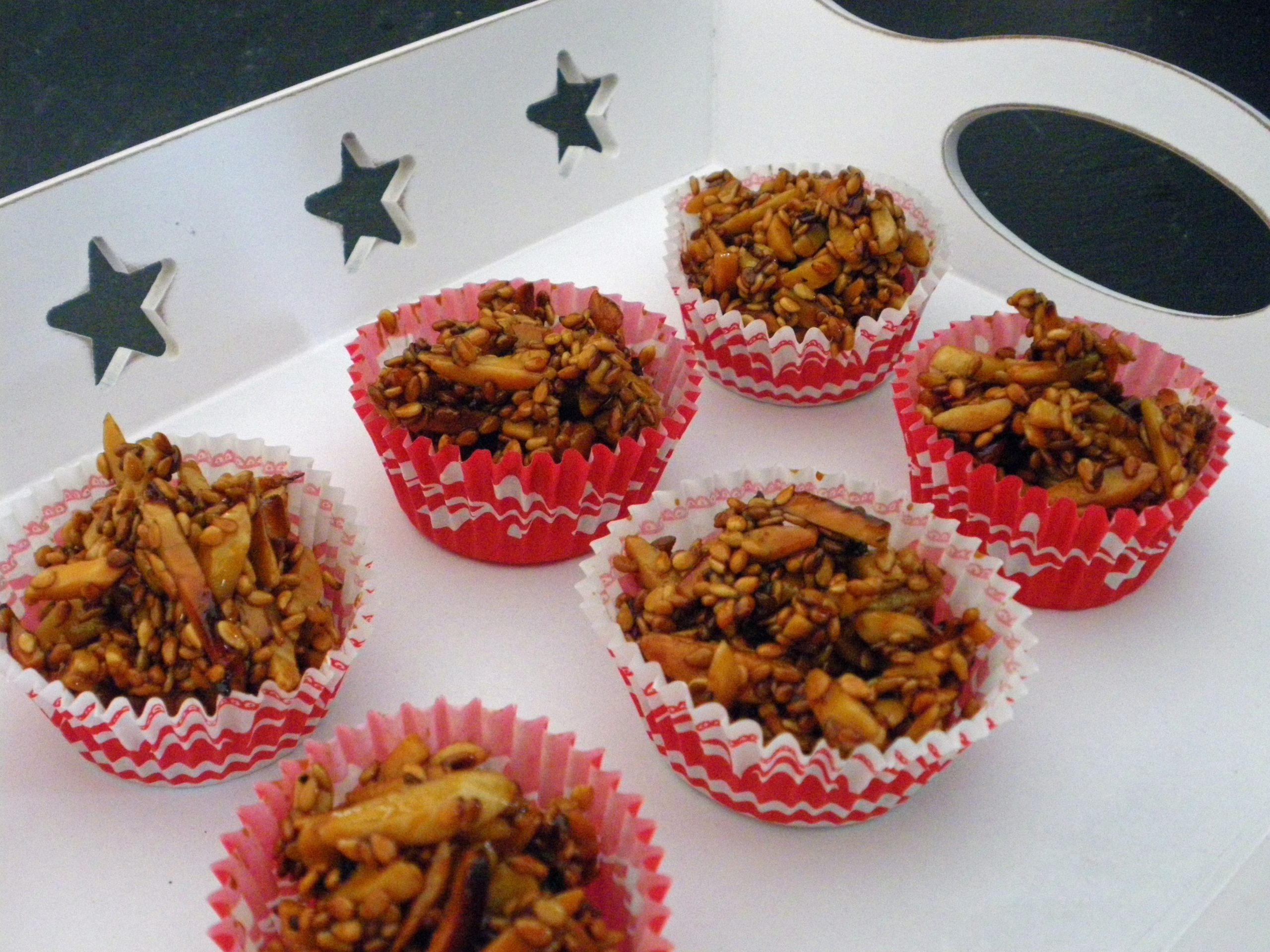 Rezepte - Weihnachten - Süßes - Sesam-Mandel-Konfekt - glutenfrei - vegan