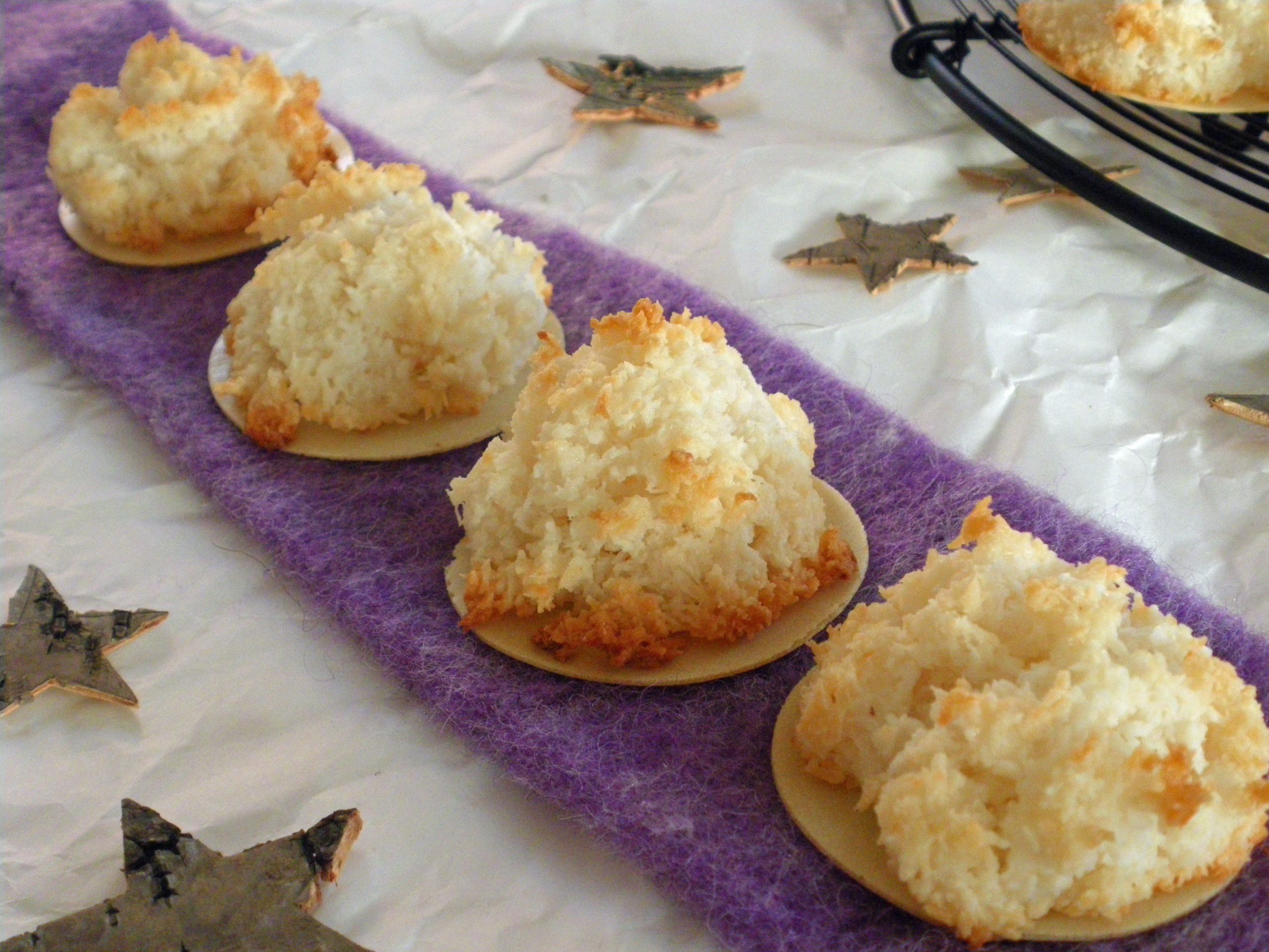 Rezepte - Plätzchen & Kekse - Kokosmaktronen - glutenfrei, histaminarm, eifrei