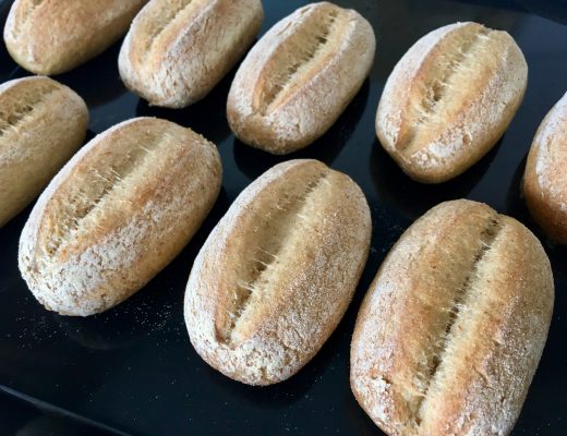 Rezepte - Brot & Brötchen - glutenfreie Schnittbrötchen mit Sauerteig