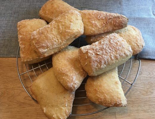 Rezept für Ciabatta Brötchen