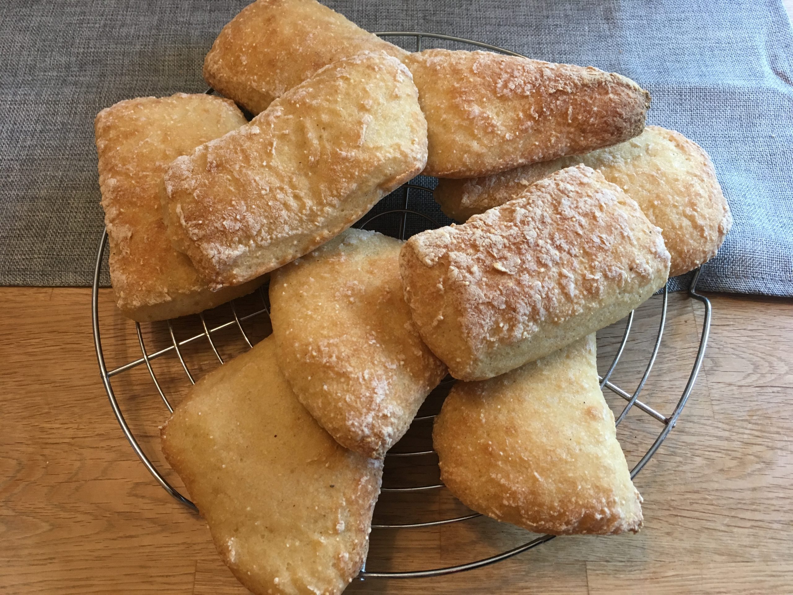 Rezept für Ciabatta Brötchen